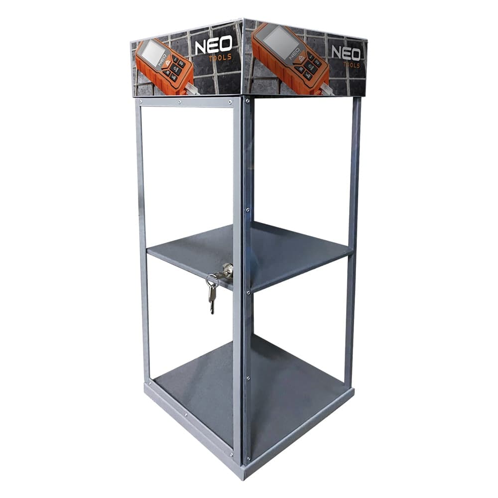 VETRINA PER ESPOSITORE LIVELLE cm. 30 x 30 x h. 70  - NEO