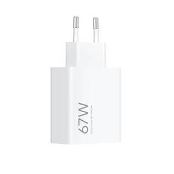 Xiaomi 67W HyperCharge Combo Universale Bianco AC Interno - 2