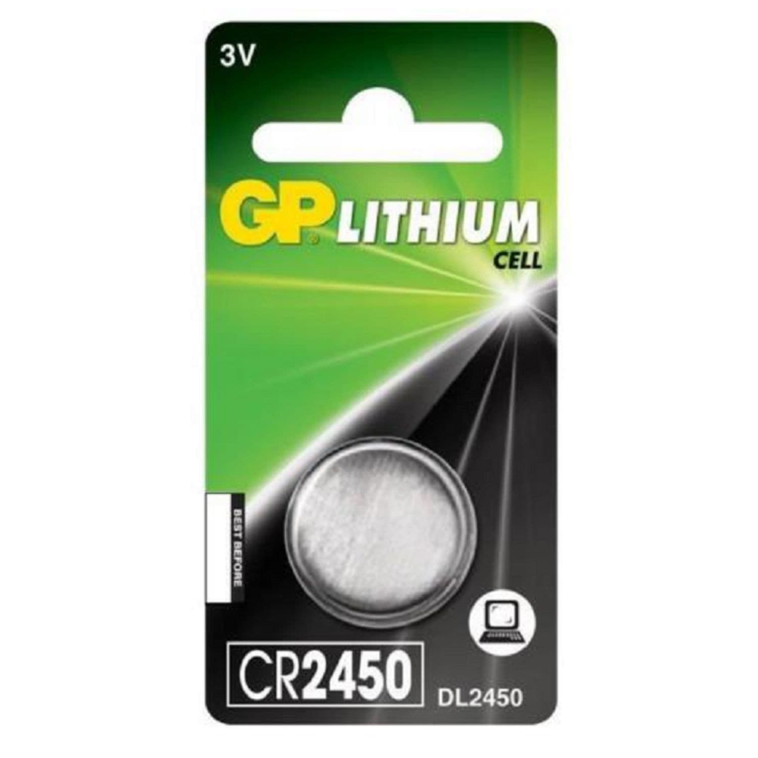 GP (GPBM) Batteria LITHIUM BATTERY CR2450 - 3V