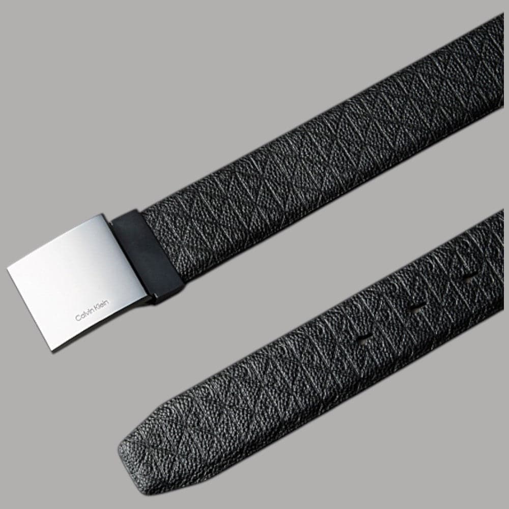 Cintura Calvin Klein con fibbia a placca e logo Emblem - 2
