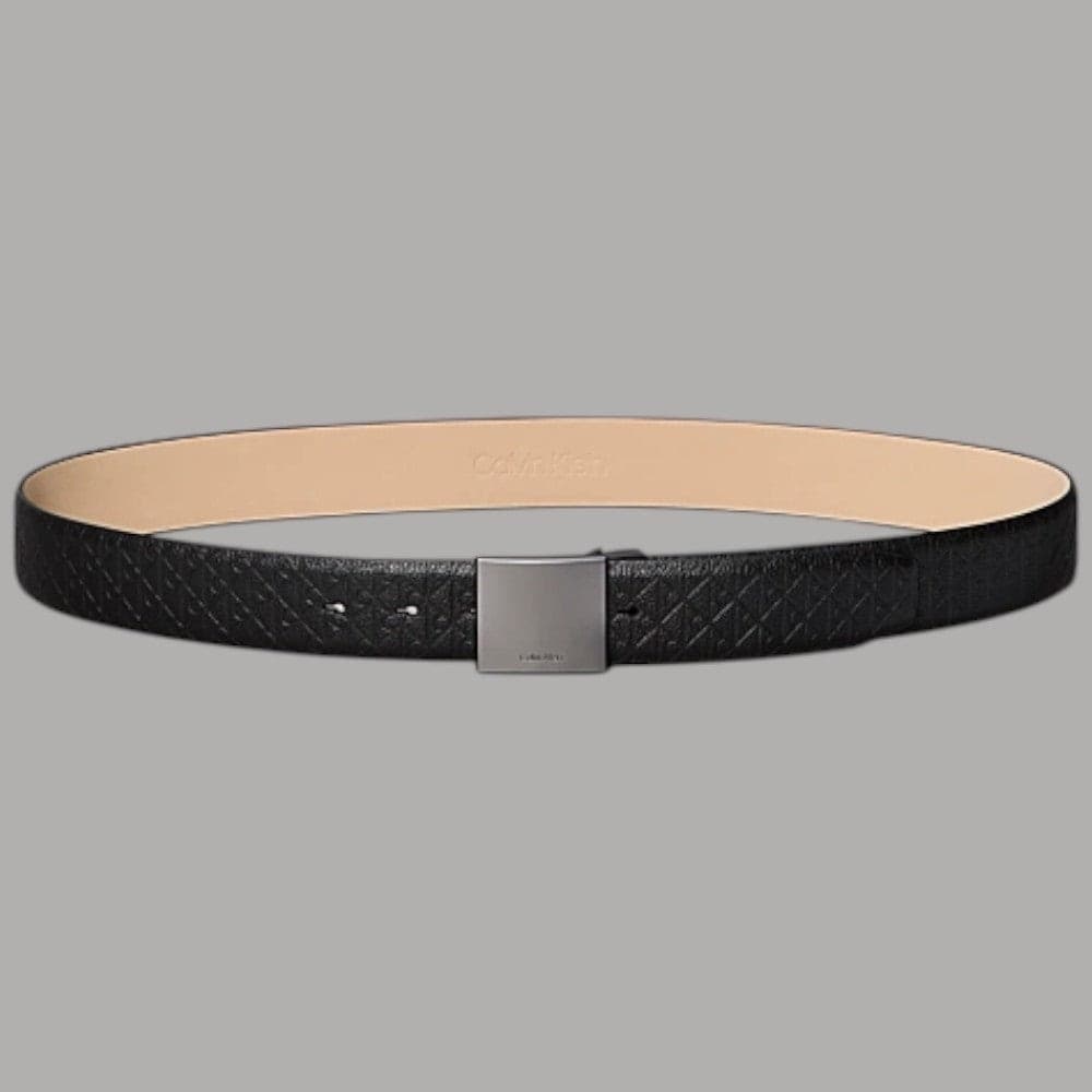 Cintura Calvin Klein con fibbia a placca e logo Emblem - 3