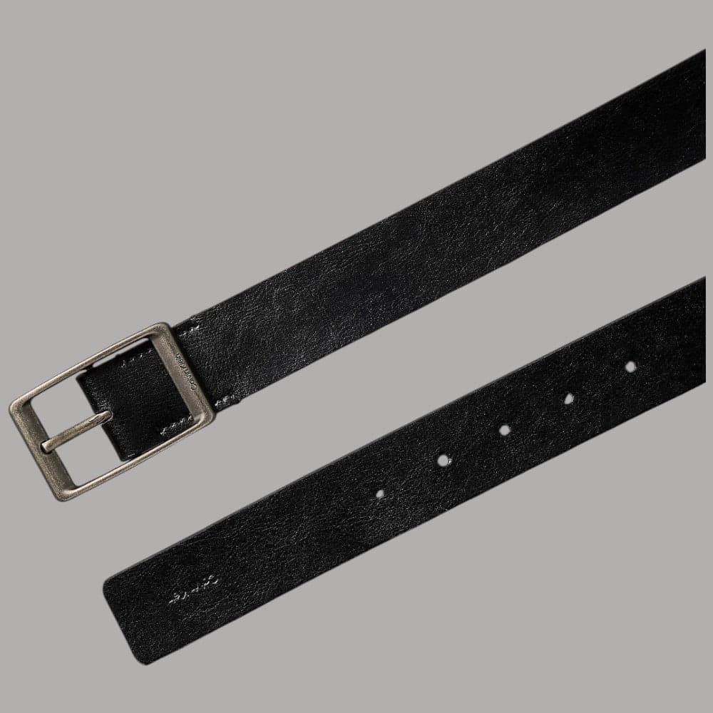 Cintura uomo Calvin Klein effetto Tumbled con fibbia ad ardiglione - 4