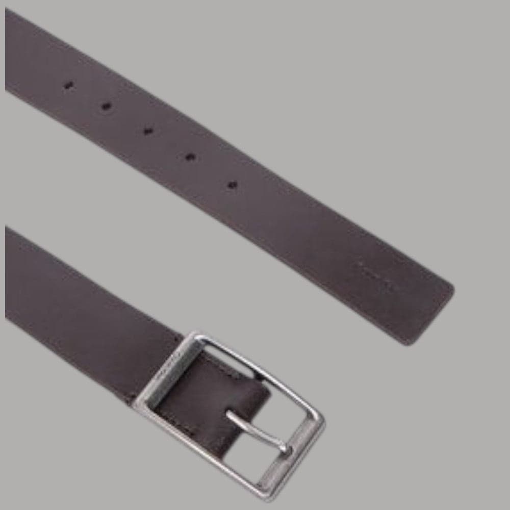 Cintura uomo Calvin Klein effetto Tumbled con fibbia ad ardiglione - 8