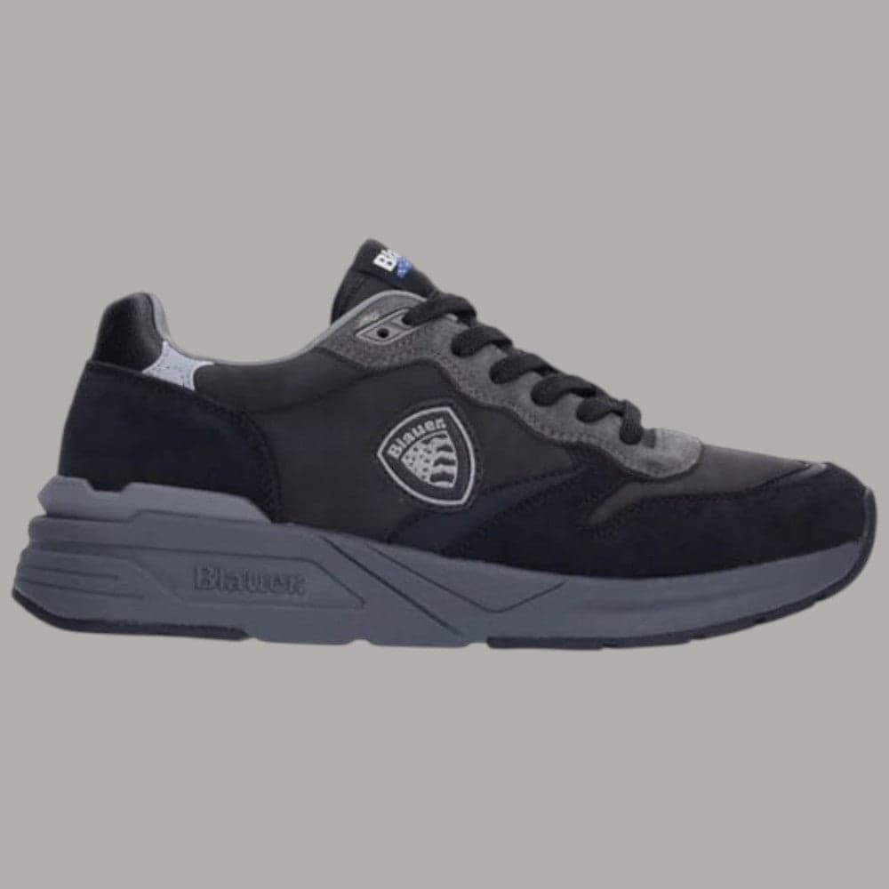 Sneakers Blauer OZARK01 con design running e dettaglio logo rilievo - 4