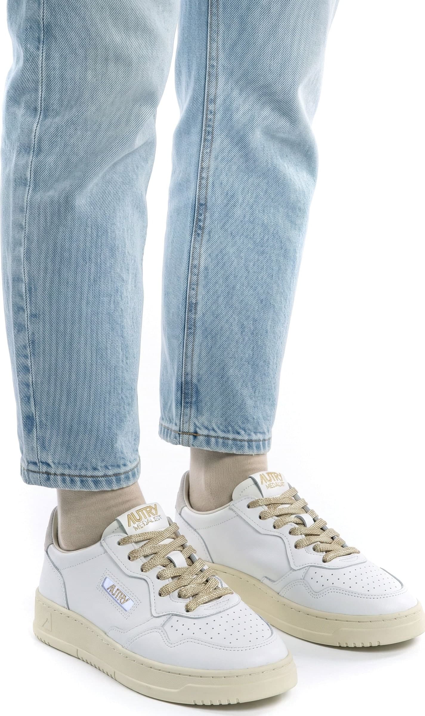 AUTRY Autry - Sneakers - 480711 - Bianco/Oro - 6