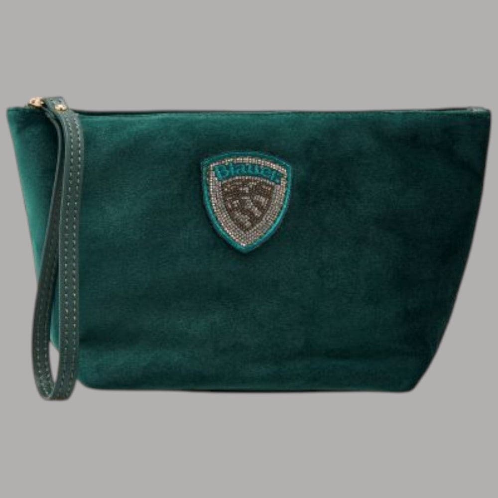 Beauty case Blauer F6DEBBY01 morbido in velluto bordeaux - 13