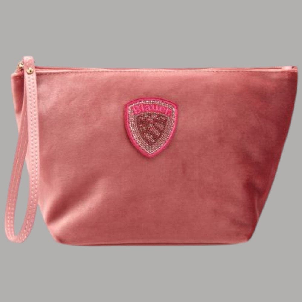 Beauty case Blauer F6DEBBY01 morbido in velluto bordeaux - 2