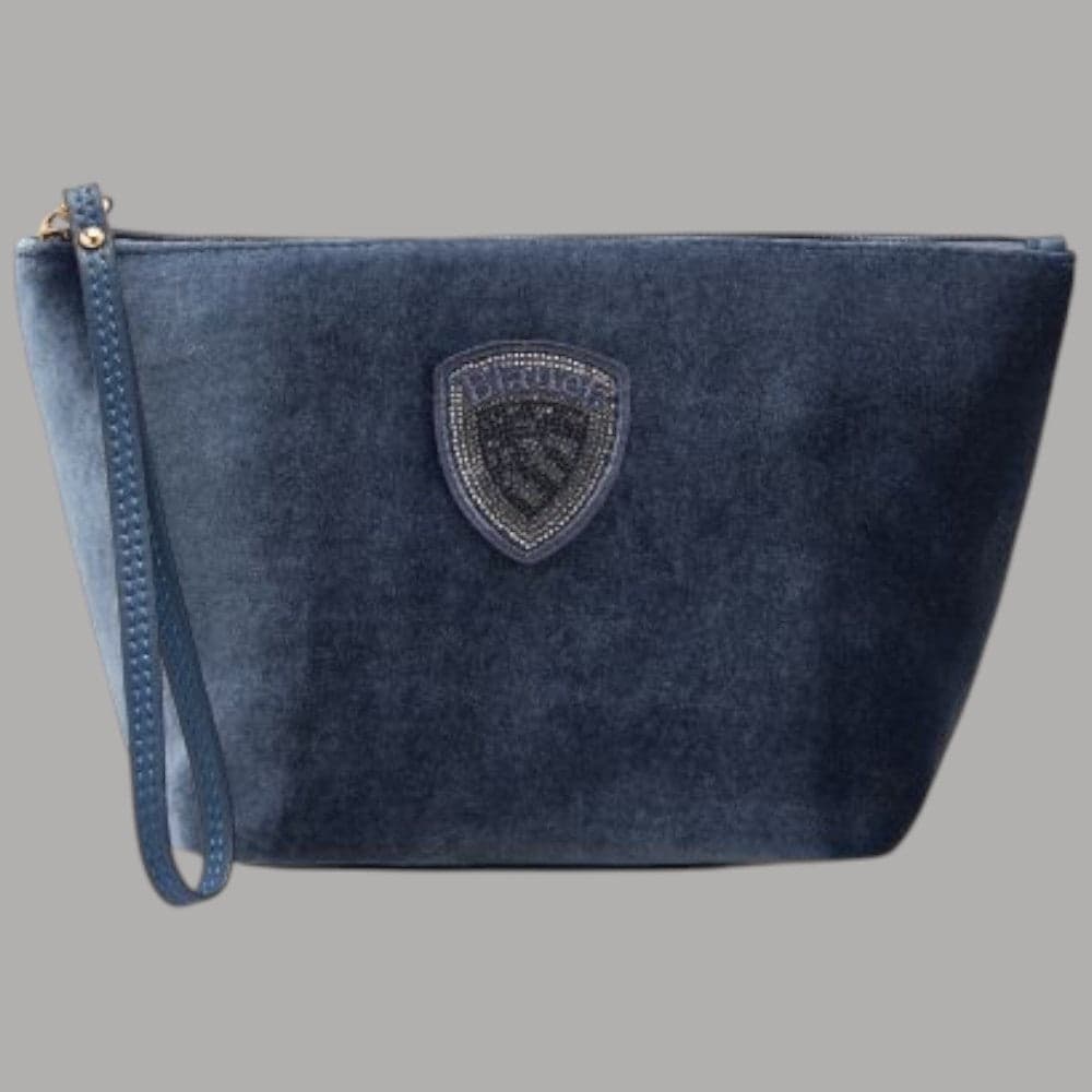 Beauty case Blauer F6DEBBY01 morbido in velluto bordeaux - 8