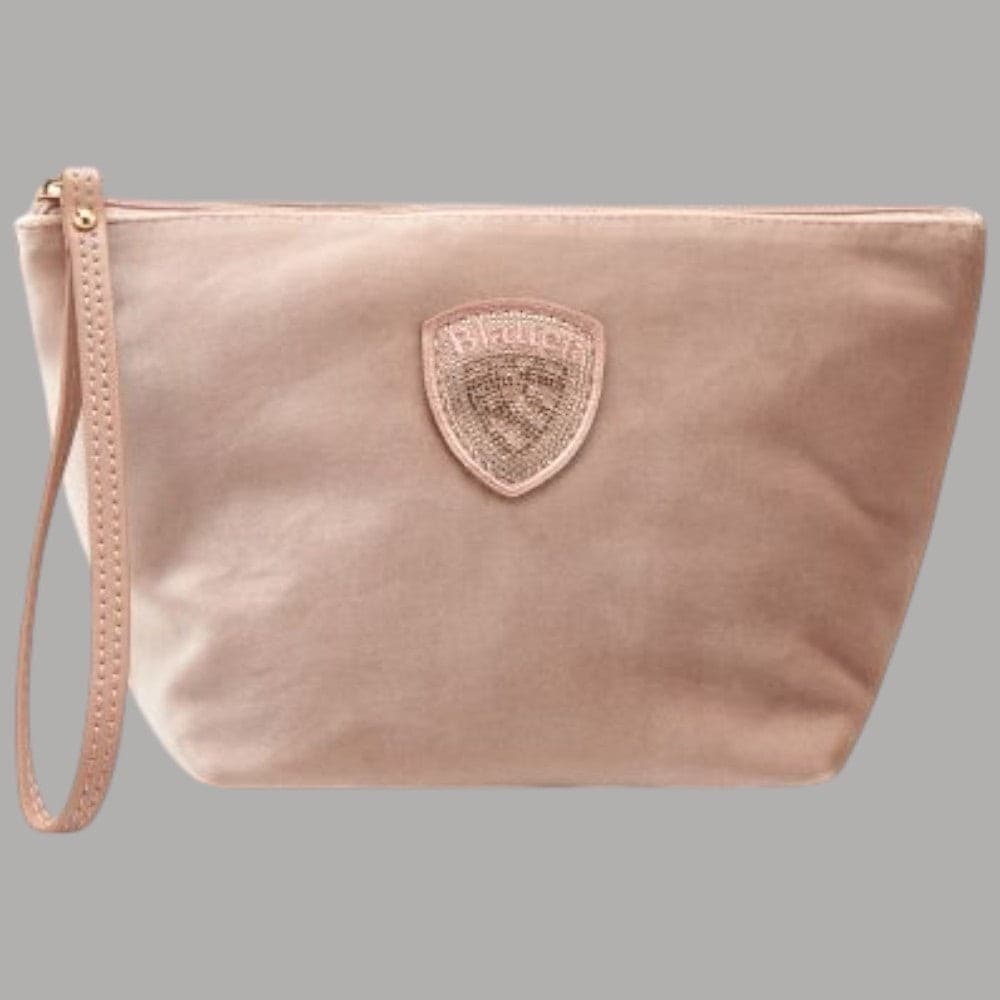 Beauty case Blauer F6DEBBY01 morbido in velluto bordeaux - 9