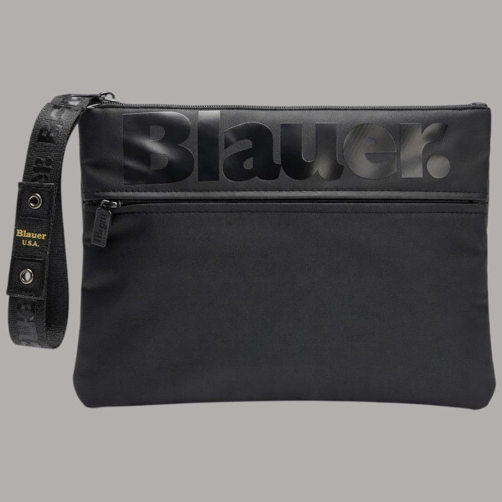 Pochette uomo Blauer Coney polsiera con logo e tasche multiple - 5