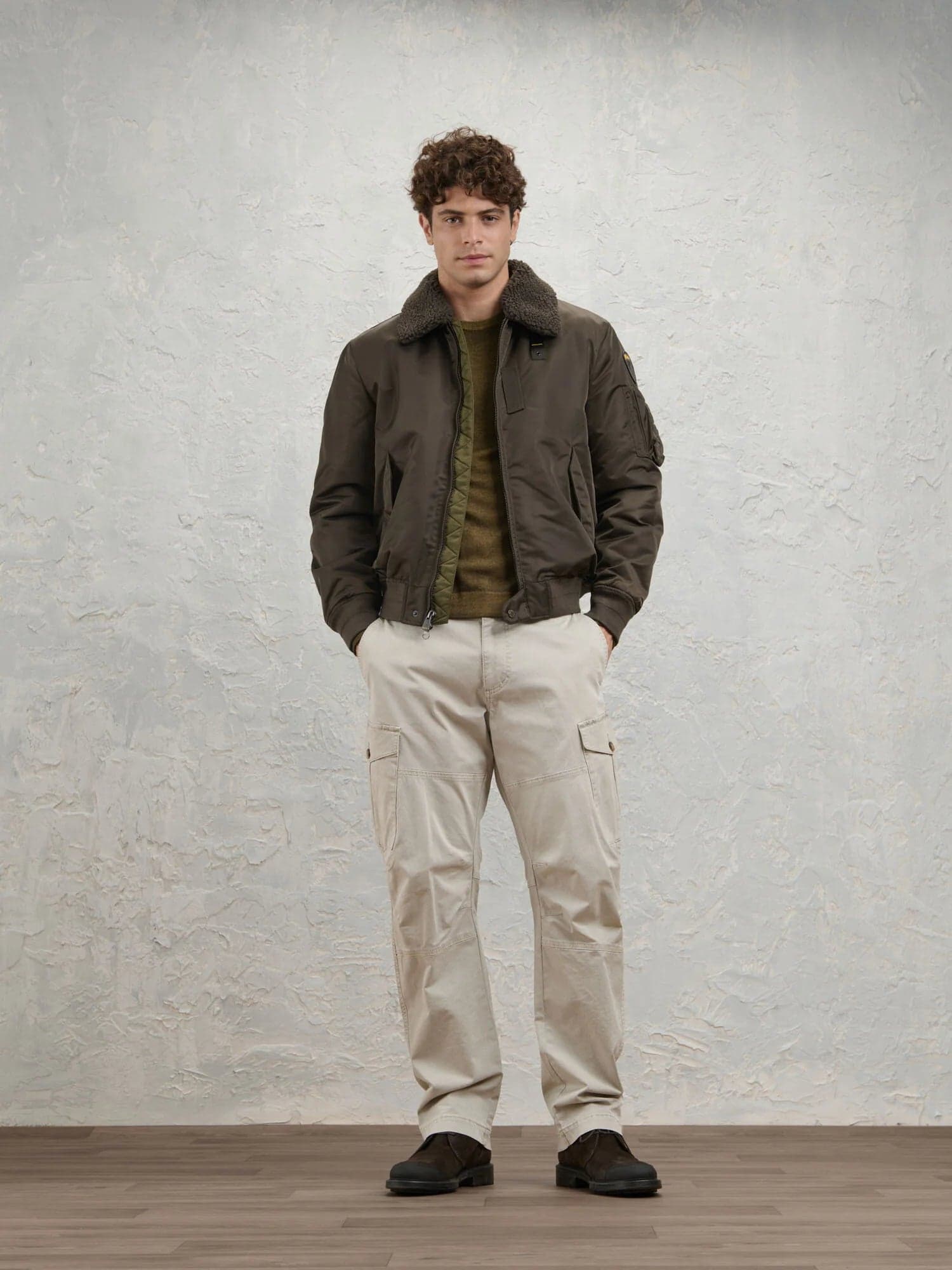 Blauer bomber Uomo modello Marshall 26WBLUC02241-007280 382 - 2