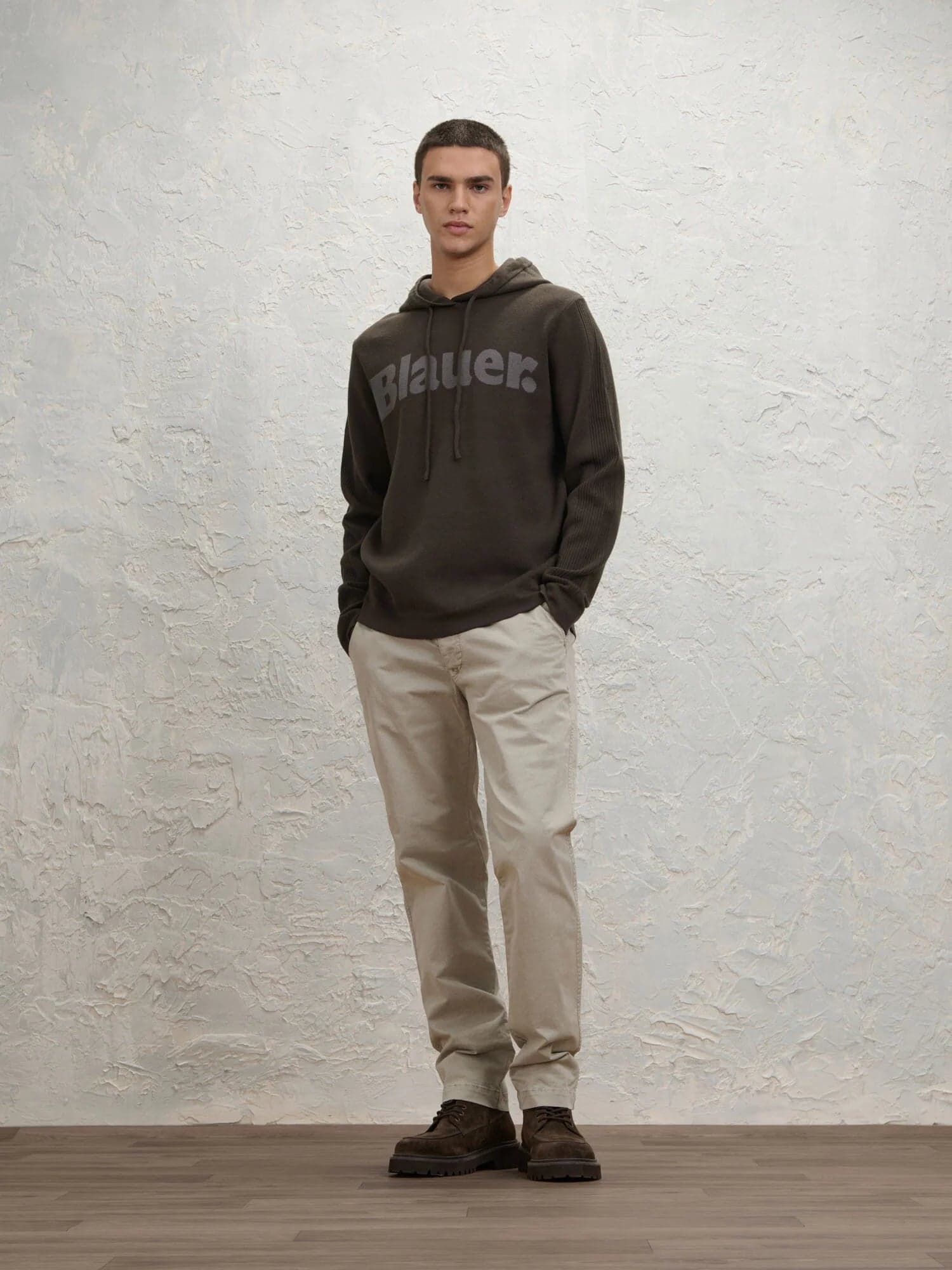 Blauer felpa con cappuccio Uomo modello Parker 26WBLUM09443-006645 920 - 3