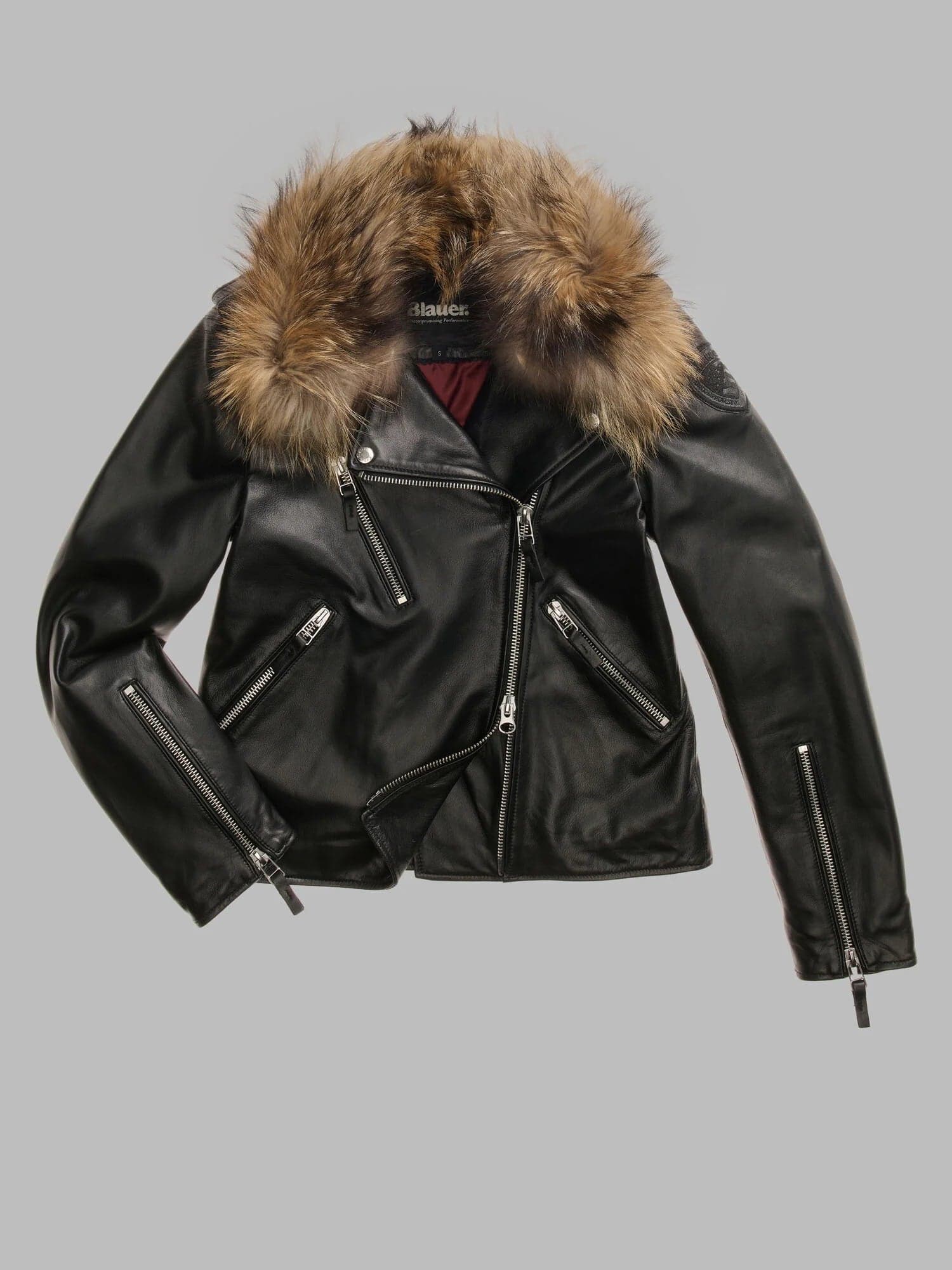 Blauer giacca in pelle Donna modello Cherry 26WBLDL01480-007355 999 - 5