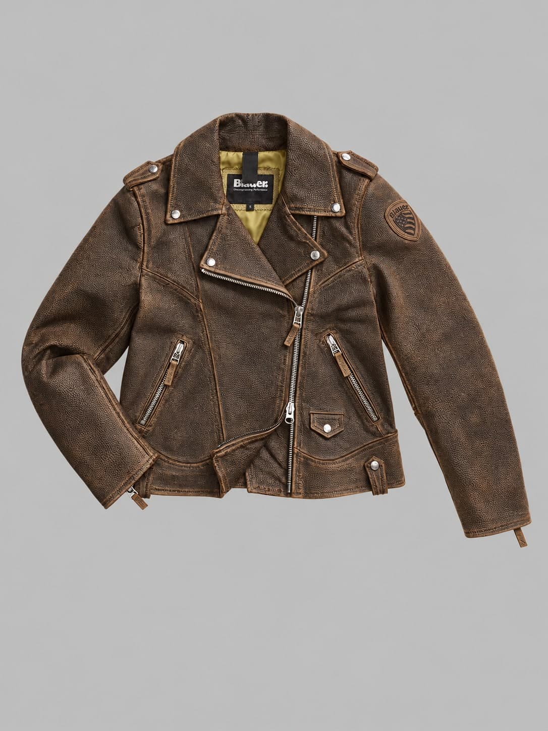 Blauer giacca in pelle Donna modello Lansville 26WBLDL01483-007734 30D - 5