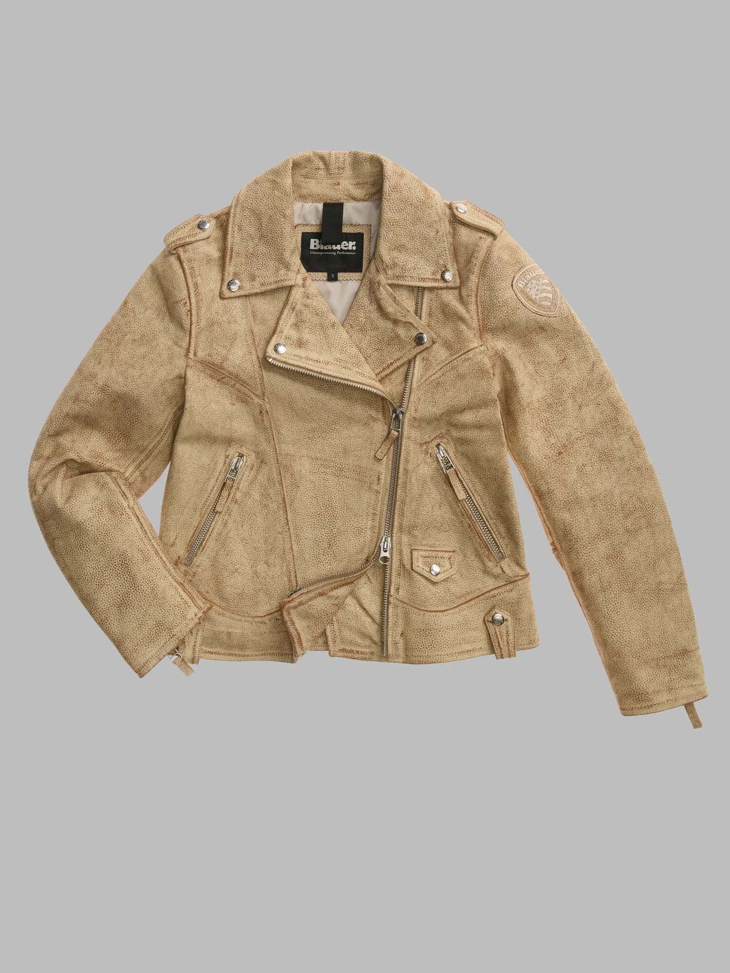 Blauer giacca in pelle Donna modello Lansville 26WBLDL01483-007734 902 - 5