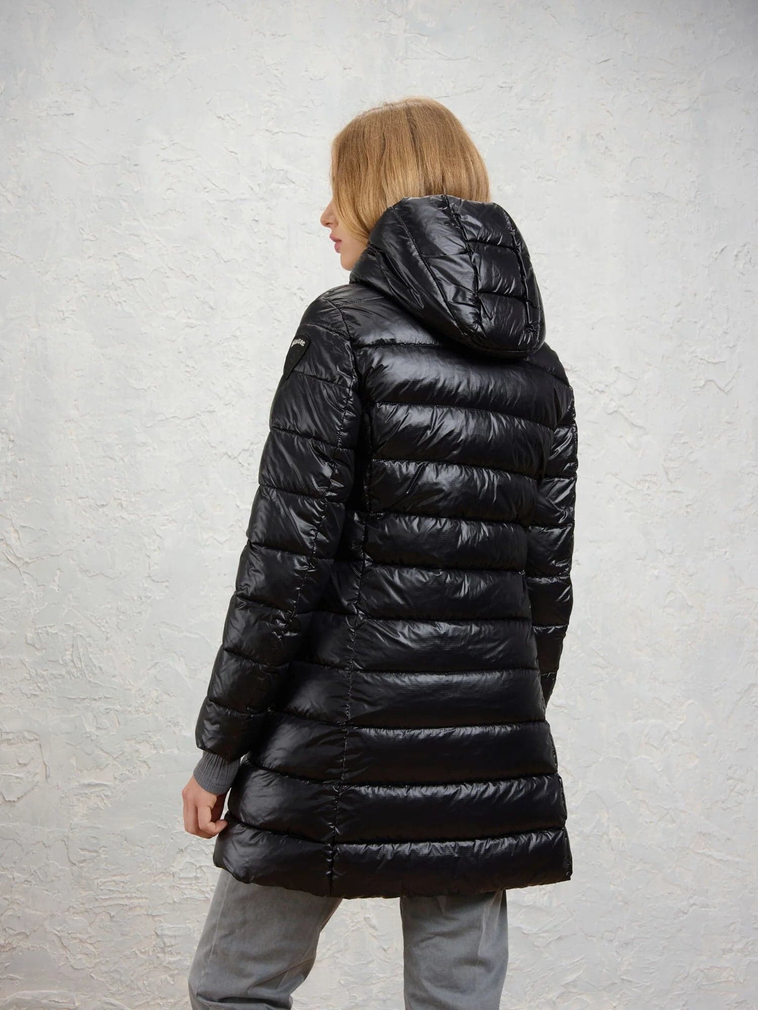 Blauer giubbotto lungo Donna modello Adelaide 26WBLDK02073-006648 999EI - 3