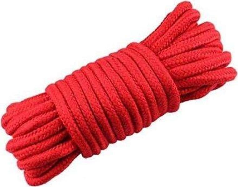 Passion Labs Mystery Corda Bondage Rossa Cotone 10 Metri Shibari BDSM Fetish - 2