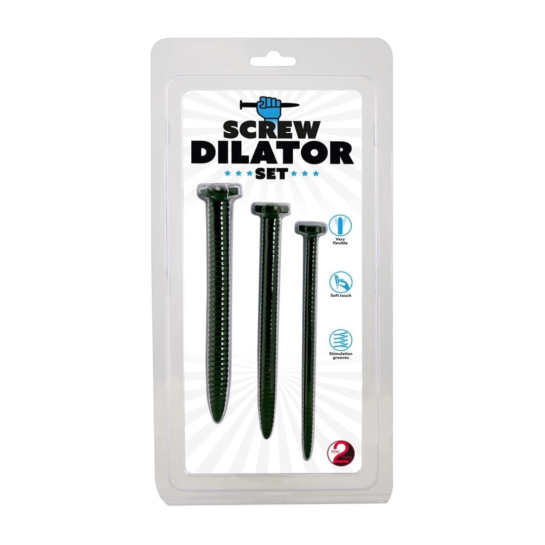Set 3 Dilatatori Uretrali Uomo Silicone Plug Pene Sounding BDSM You2Toys - 7