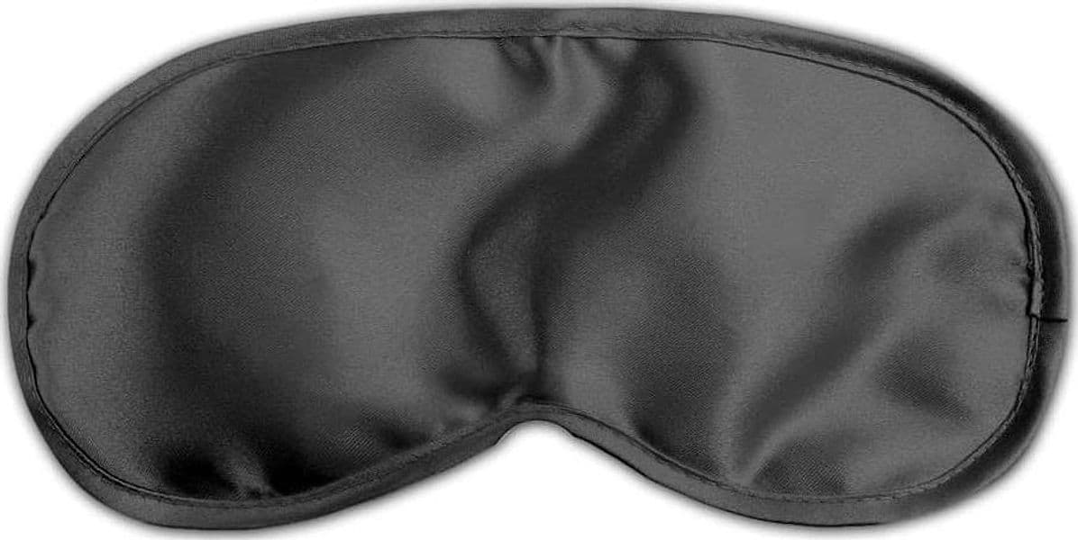 Pipedream Fetish Fantasy Satin Love Mask Maschera Occhi Nera BDSM Per Coppia - 4
