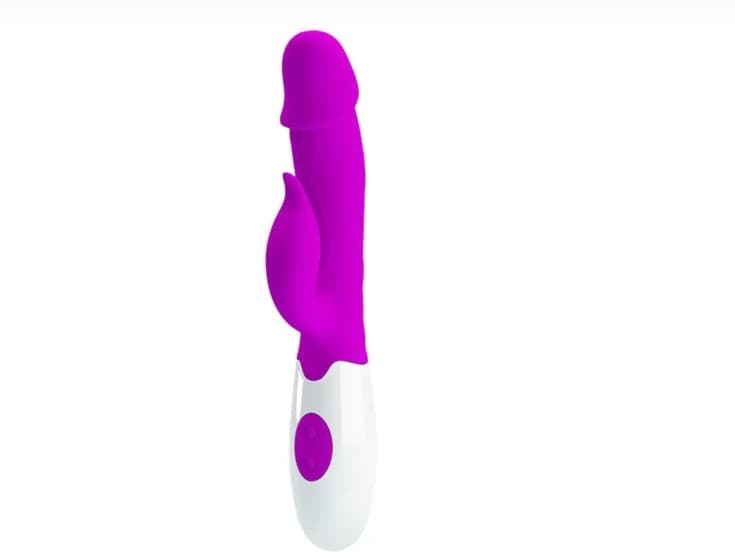 Pretty Love Peter Rabbit Vibratore 19/10 cm  Doppio Motore 30 Funzioni Silicone Viola - 3