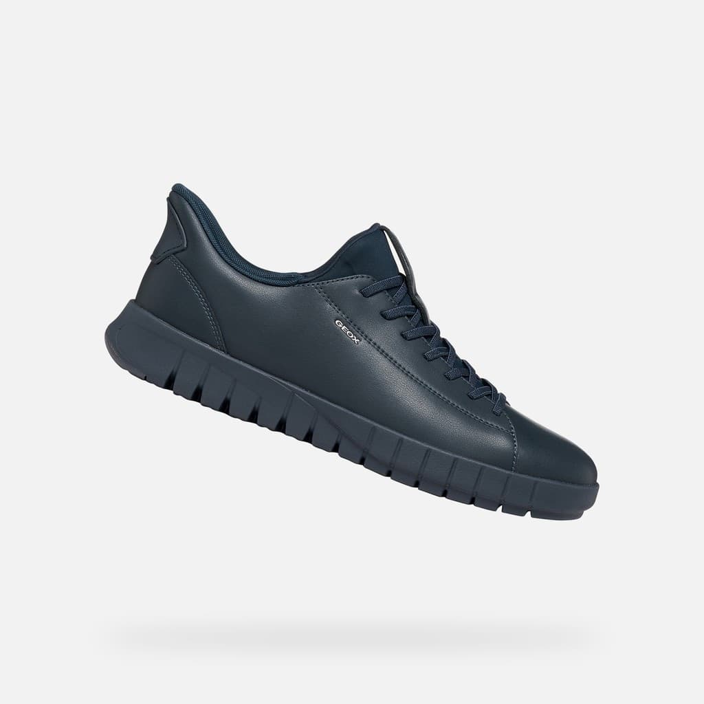Geox sneaker uomo navy Flextride PLUS U65MAA 0009B C4064