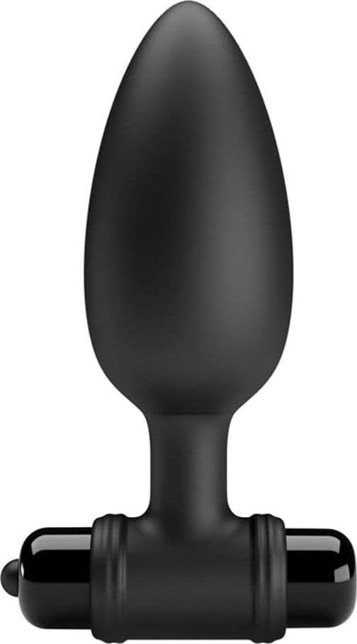 Plug Anale Vibrante Sex Toy 10 Vibrazioni Silicone Nero Pretty Love II Unisex - 4
