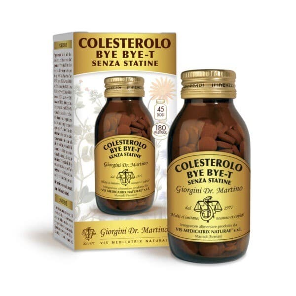 Colesterolo Bye Bye 180 compresse senza statine metabolismo dei lipidi (trigliceridi e colesterolo)