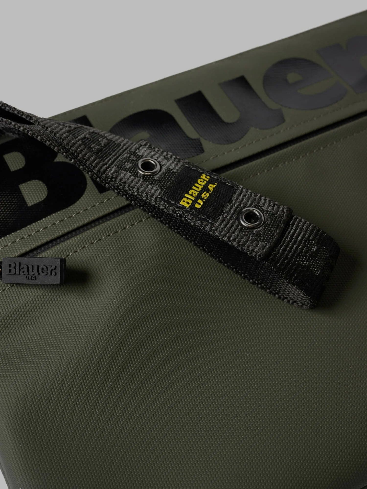 Blauer Pochette uomo waxed clutch F6CONEY03/SPL OLIVE - 2