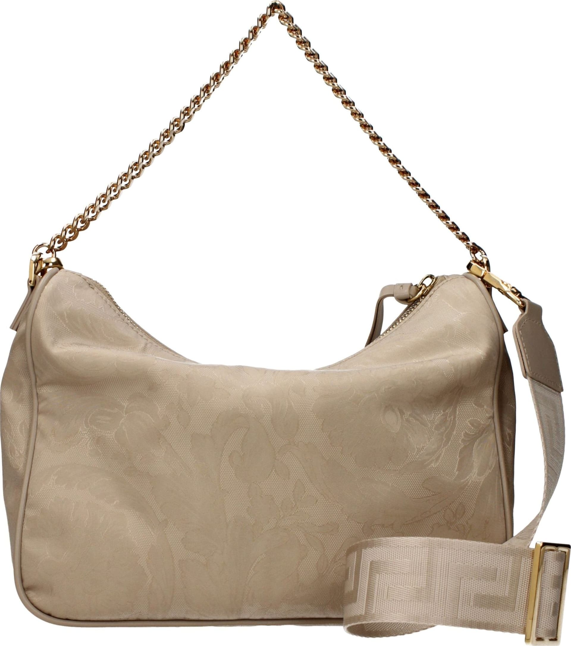 Versace Beige Fabric Handbag - 3