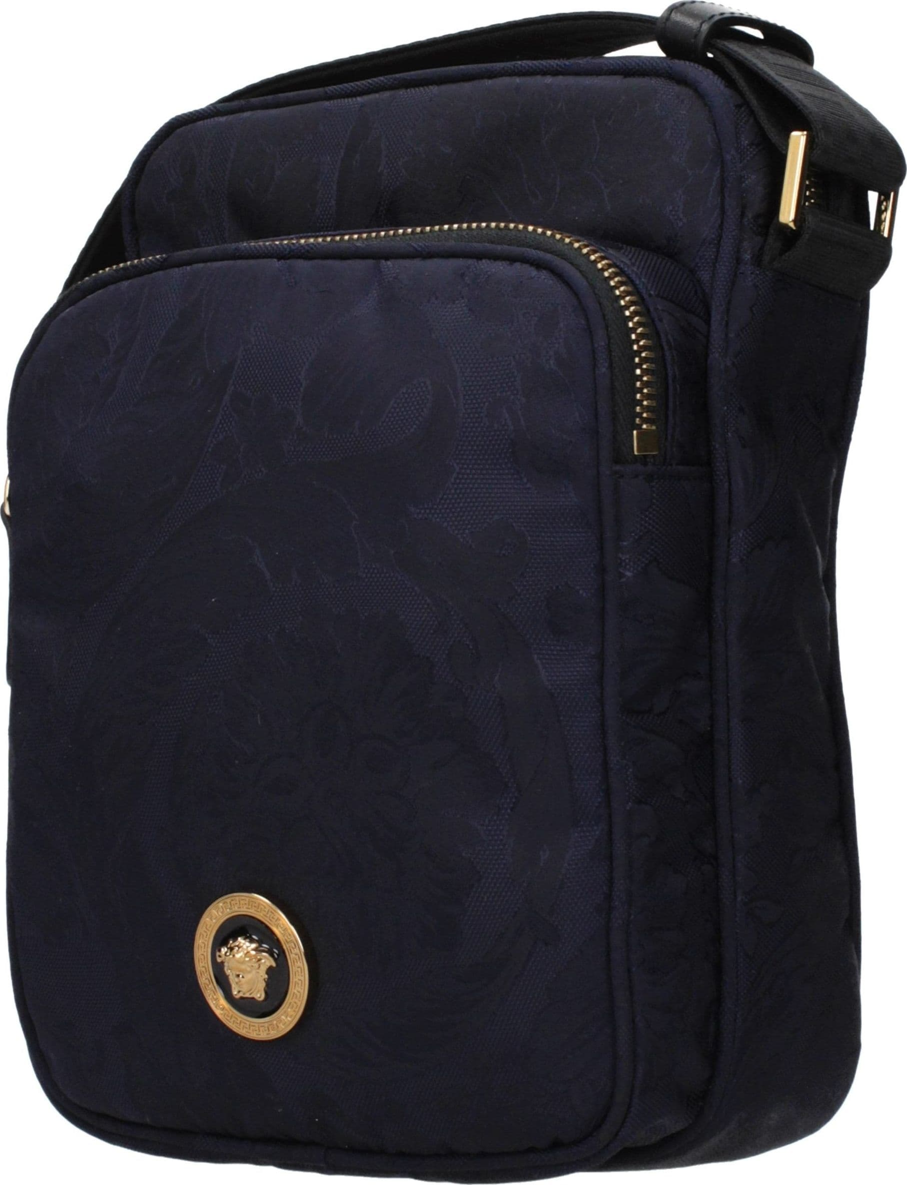 Versace Blue Fabric Crossbody Bag - 2