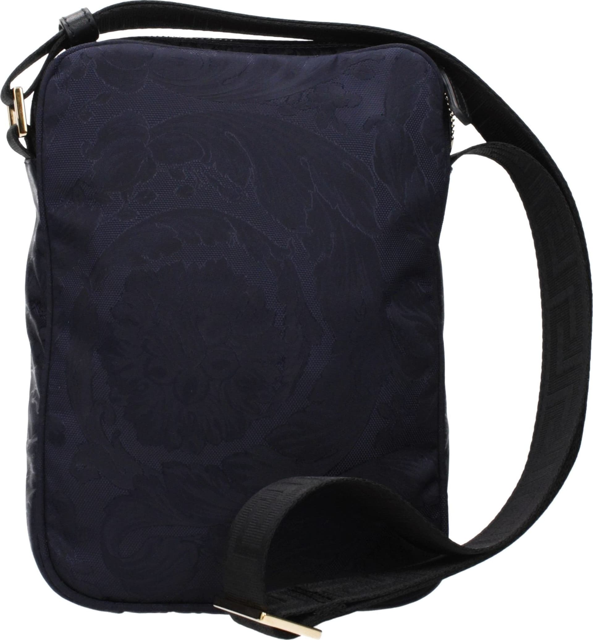 Versace Blue Fabric Crossbody Bag - 3