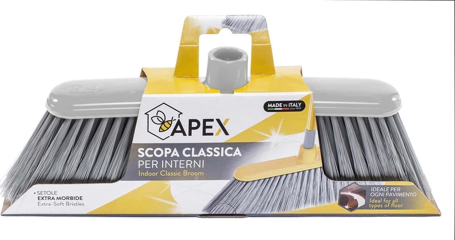 Apex scopa 'penelope'  dimensioni: 35 x 6 x 12 cm   con setole extra-morbide - 2
