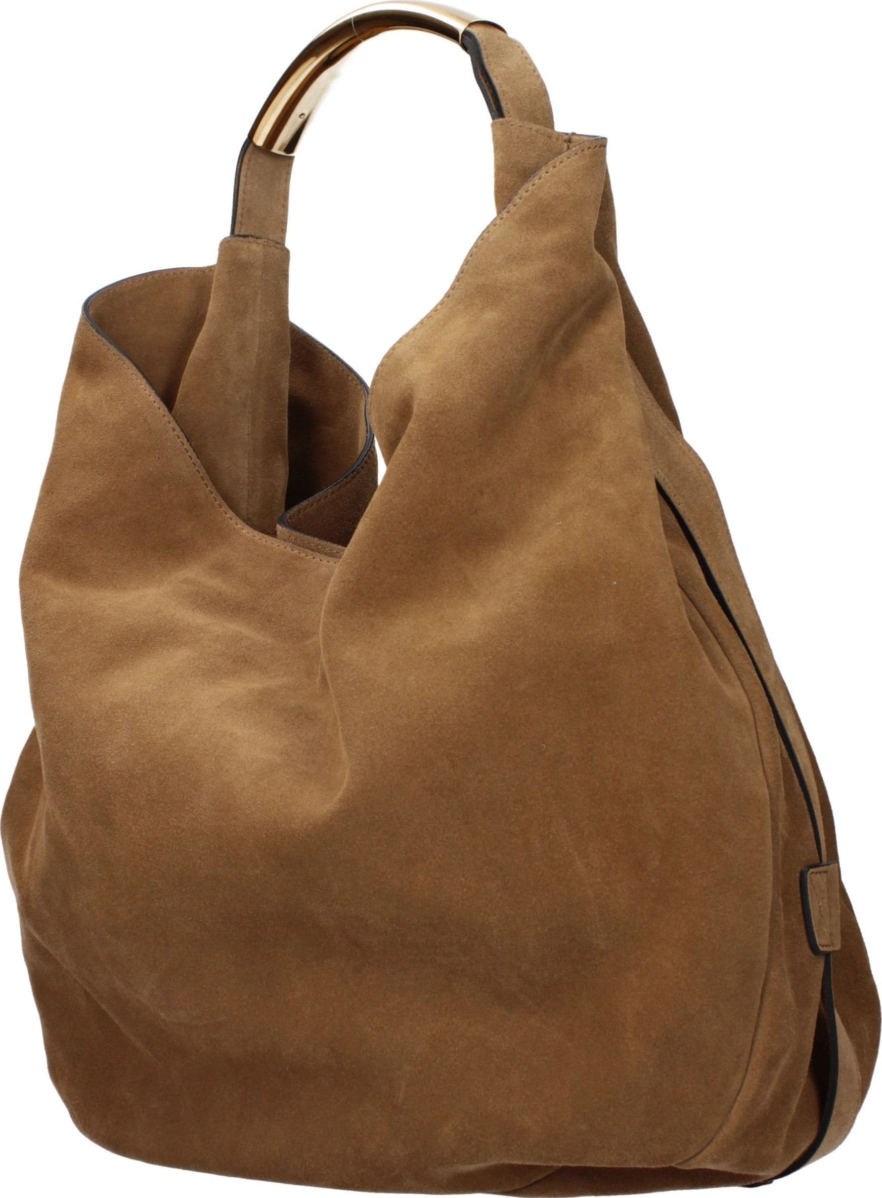 Moschino Brown Leather Shoulder Bag - 2