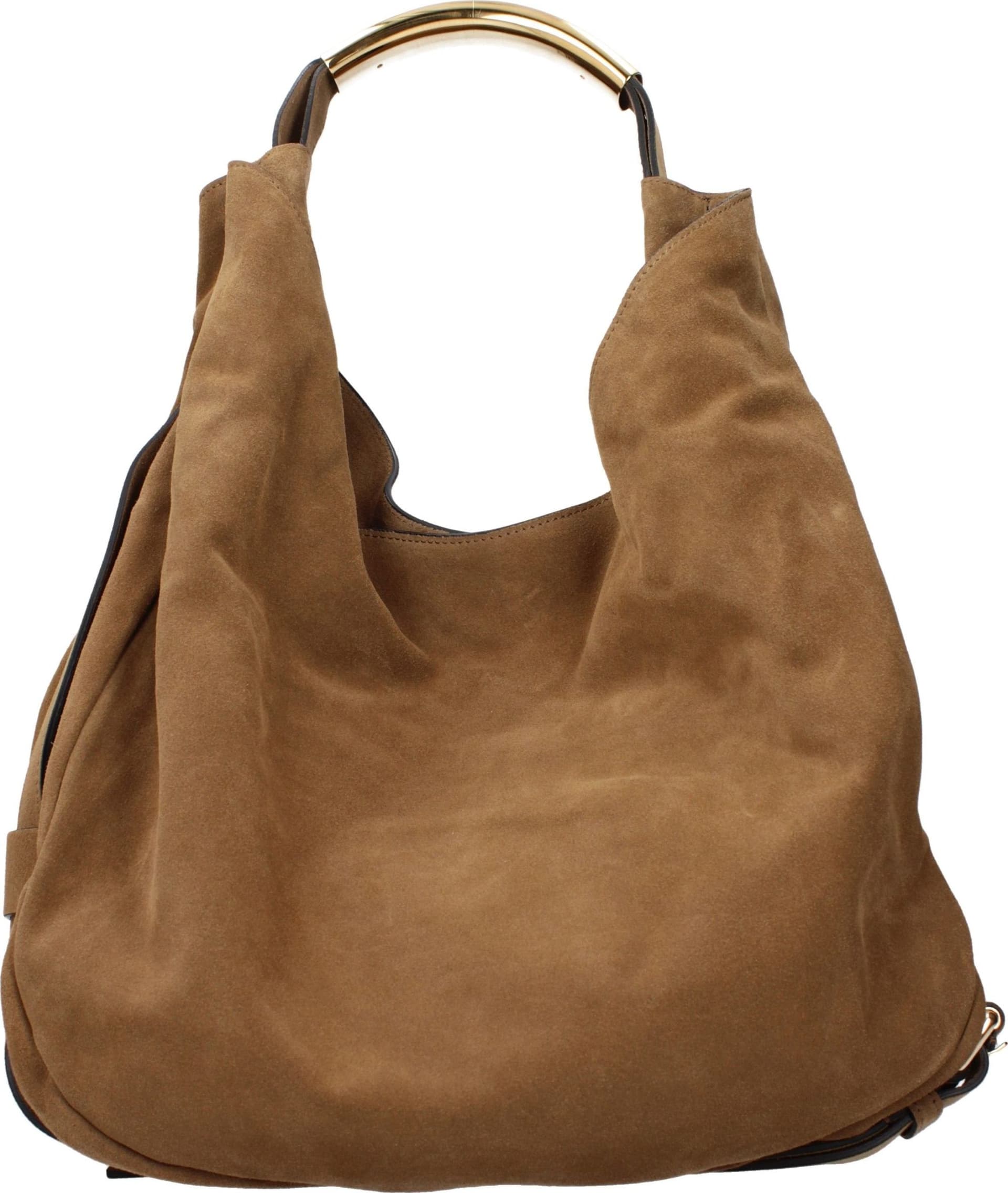 Moschino Brown Leather Shoulder Bag - 3