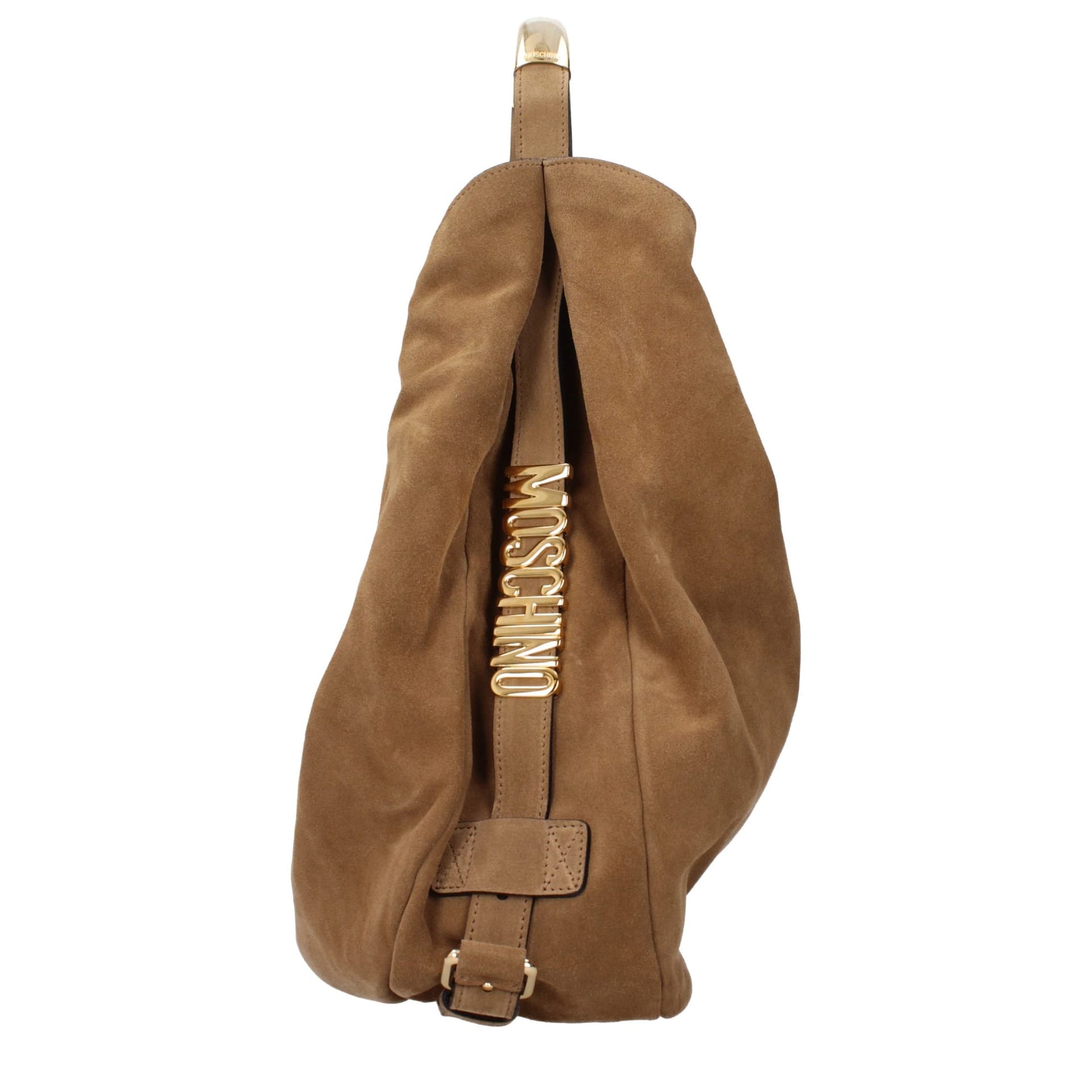 Moschino Brown Leather Shoulder Bag - 4
