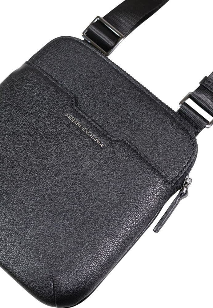 Armani Exchange Black Polyester Messenger Bag - 5