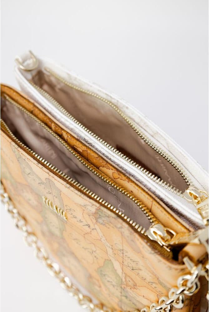 Alviero Martini Prima Classe Beige Leather Handbag - 3