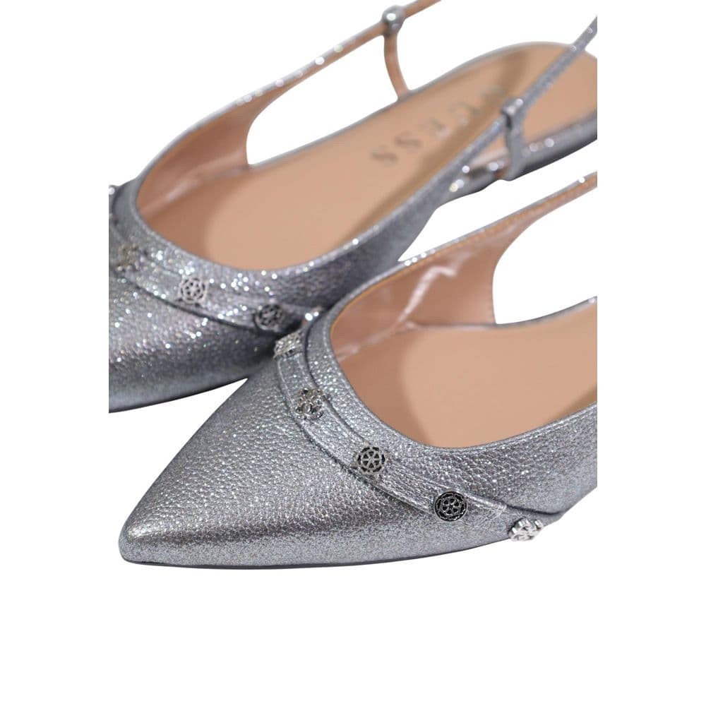 Guess Gray Polyester Platform Pumps - 5