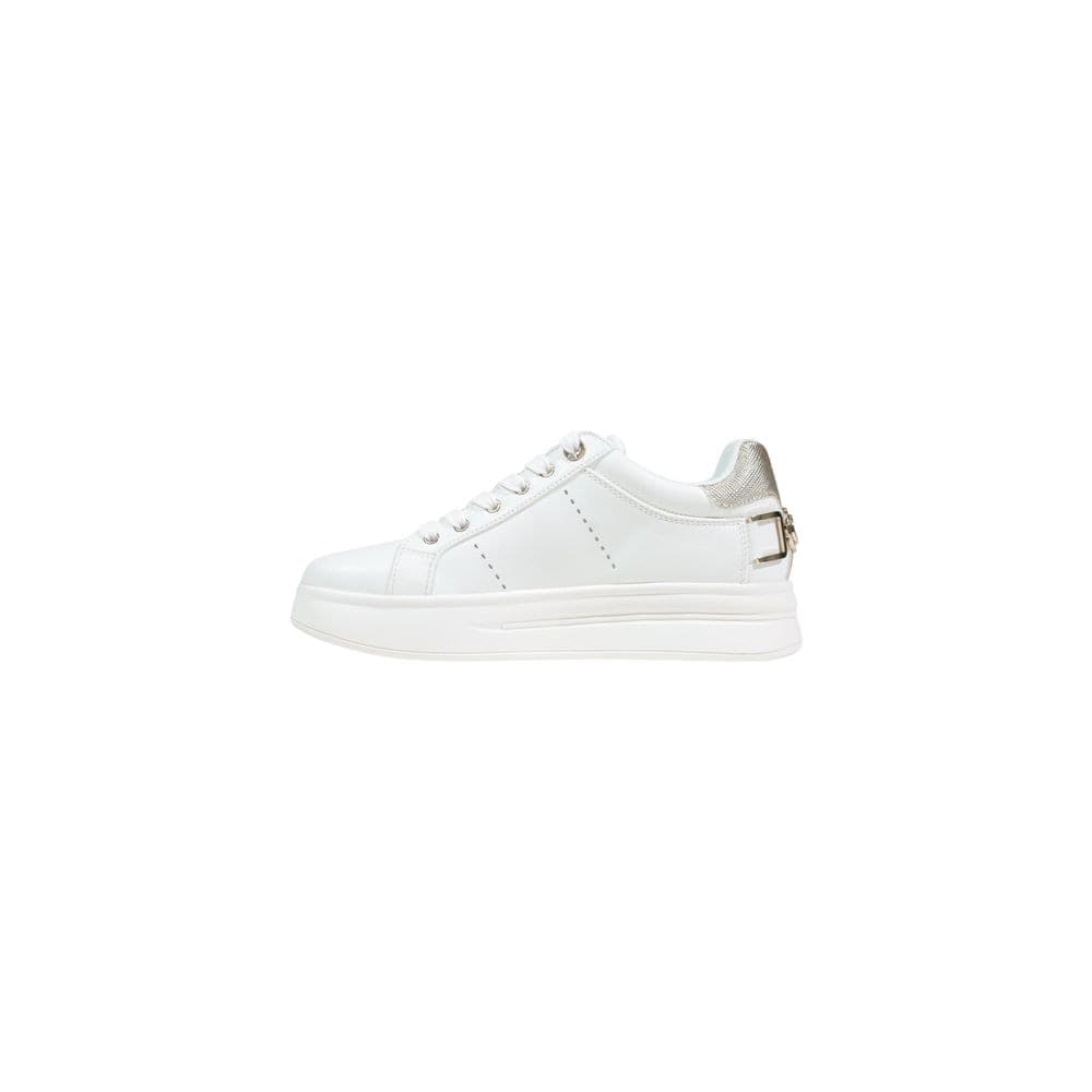 Guess White Polyethylene Platform Sneakers - 3