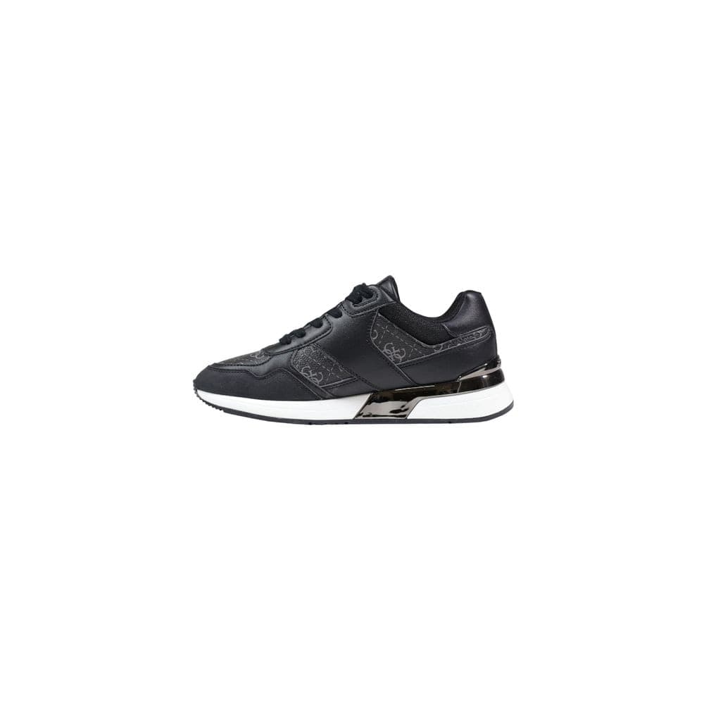 Guess Gray Leather Athletic Sneakers - 3