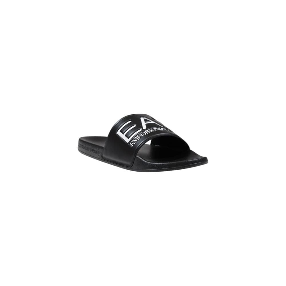 EA7 Emporio Armani Black And White Pvc Slippers - 2