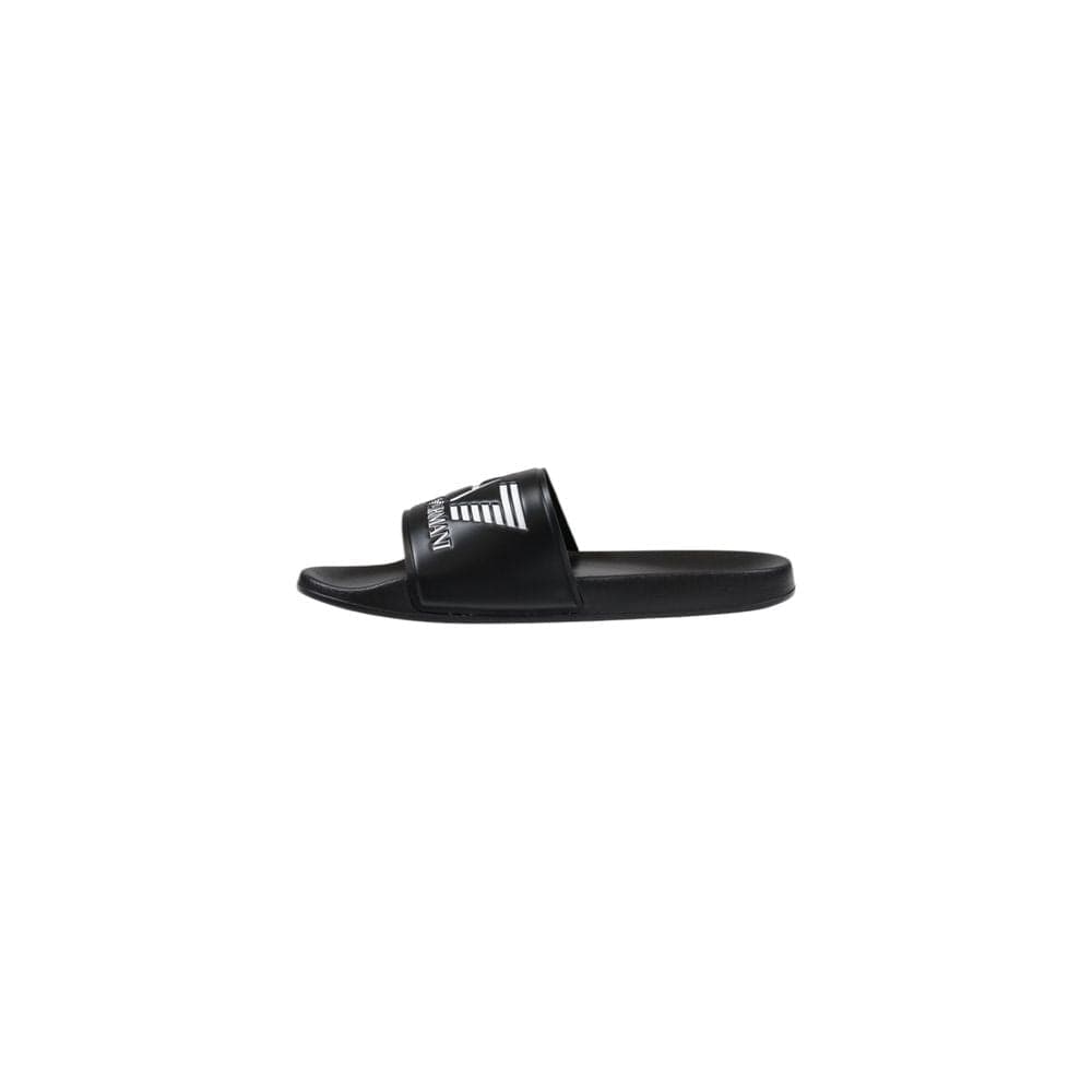 EA7 Emporio Armani Black And White Pvc Slippers - 3