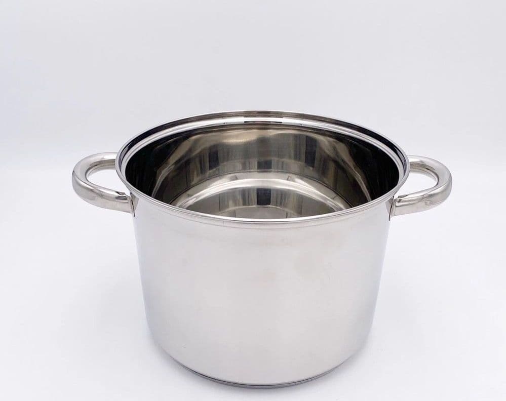 PENTOLA SPAGHETTIERA PASTAIOLA DOPPIO CESTELLO 6LT IN ACCIAIO INOX TRIPLO FONDO COLAPASTA - 5