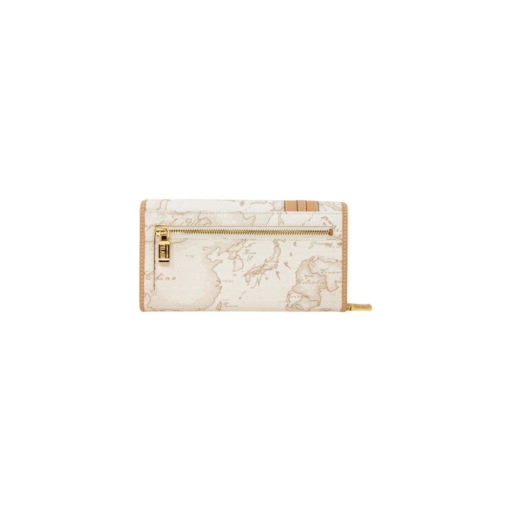 Alviero Martini Prima Classe White Cotton Wallet - 2