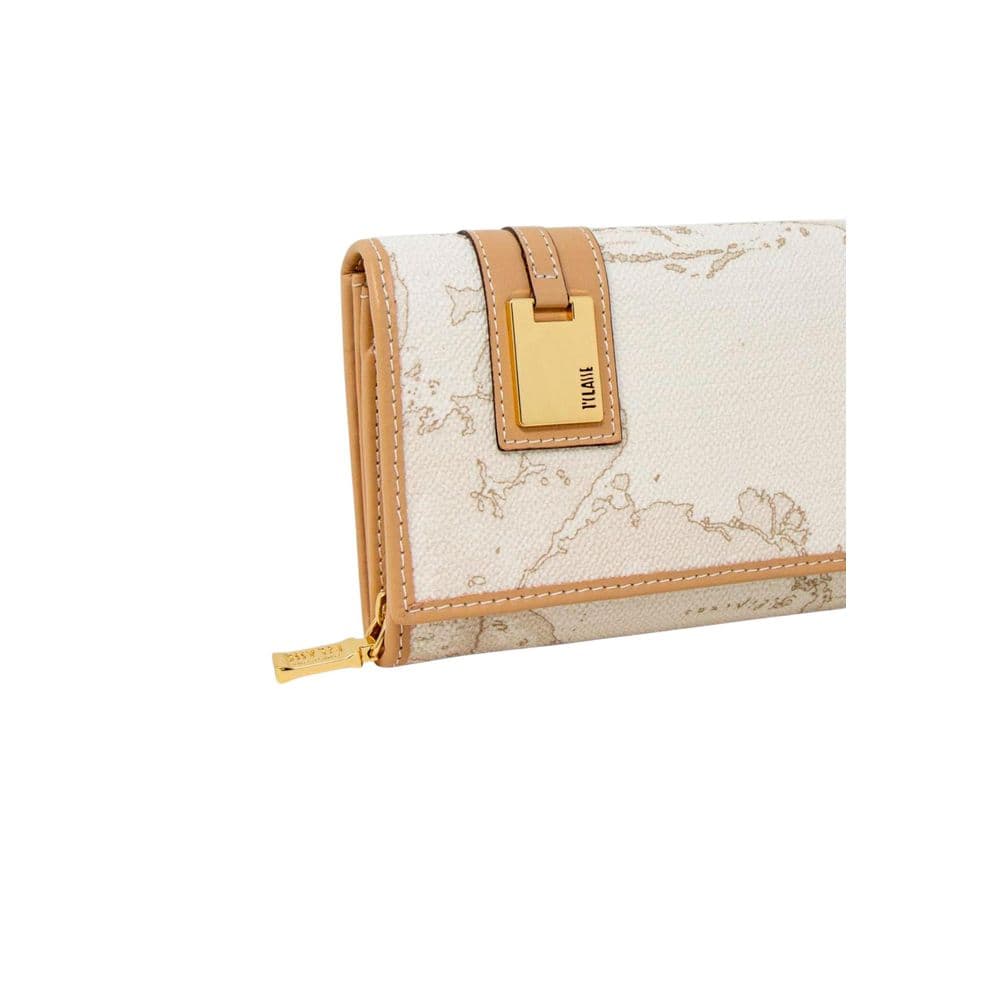Alviero Martini Prima Classe White Cotton Wallet - 3