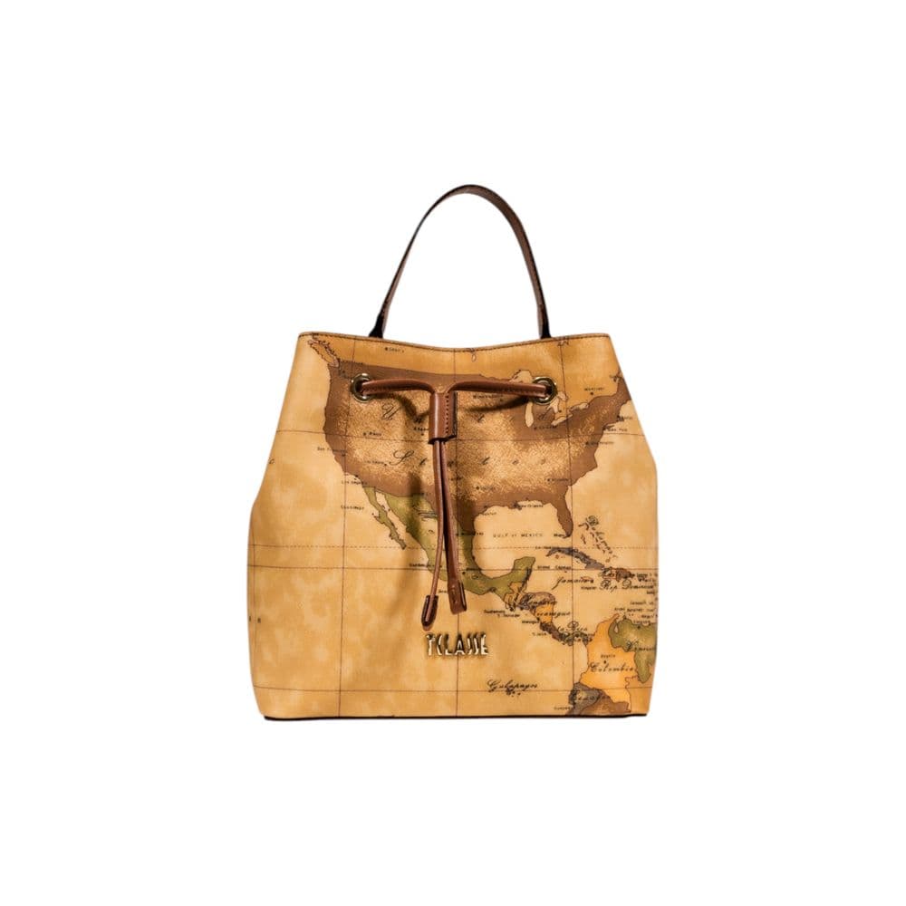 Alviero Martini Prima Classe Beige Leather Handbag
