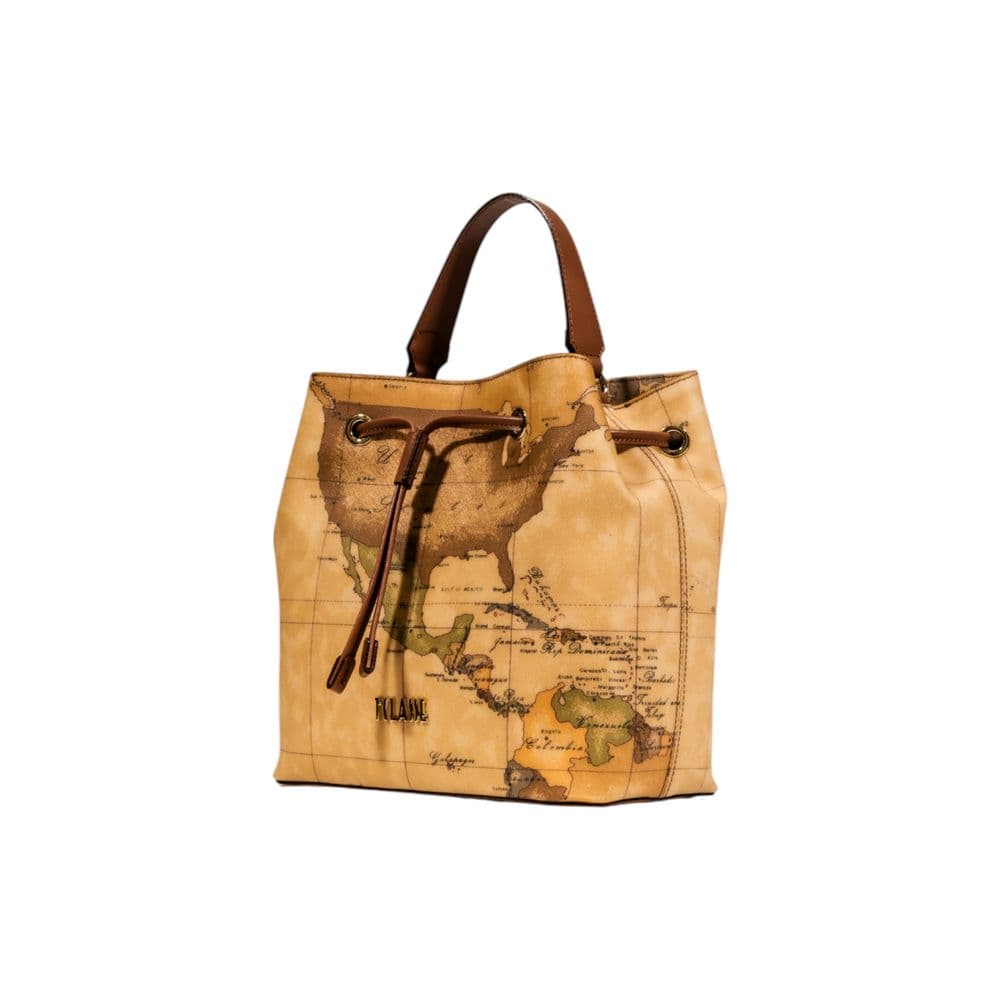 Alviero Martini Prima Classe Beige Leather Handbag - 4