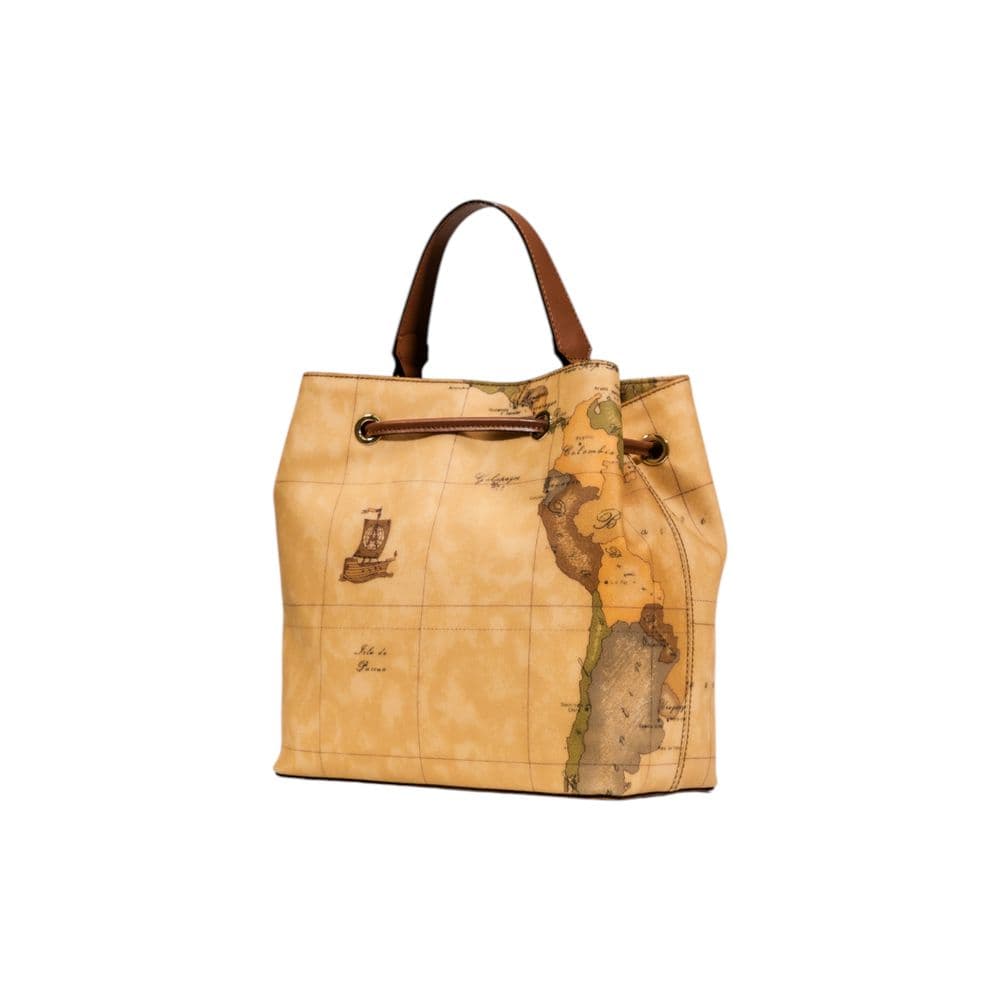 Alviero Martini Prima Classe Beige Leather Handbag - 5
