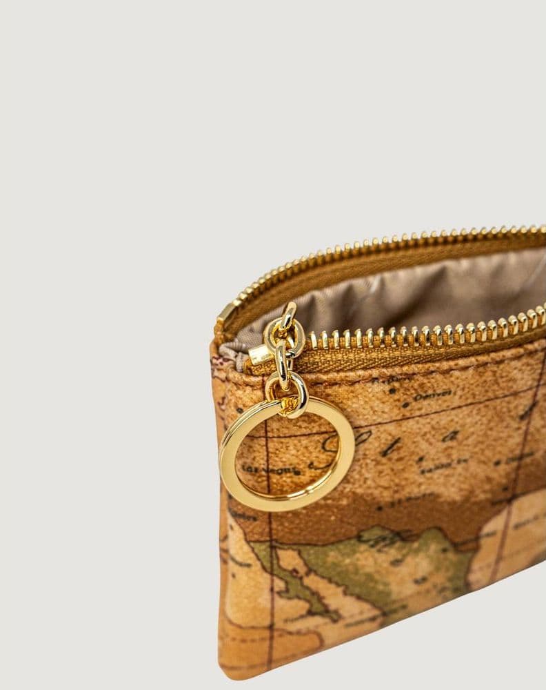 Alviero Martini Prima Classe Beige Leather Clutch Bag - 4
