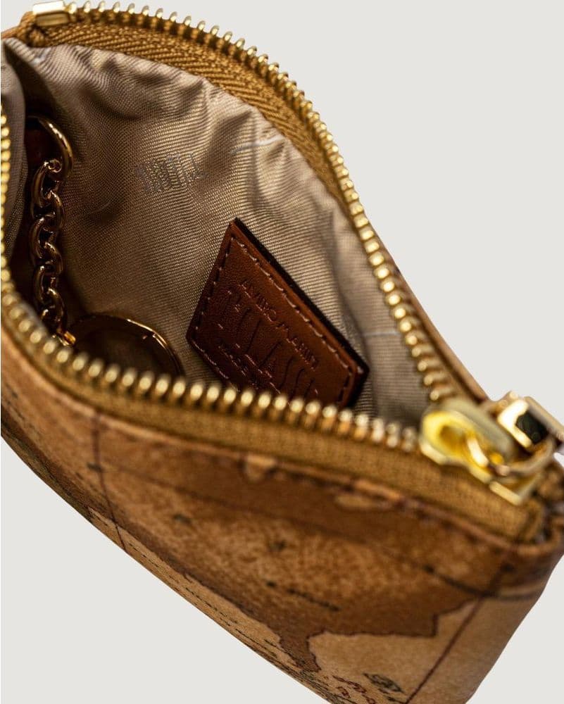 Alviero Martini Prima Classe Beige Leather Clutch Bag - 5
